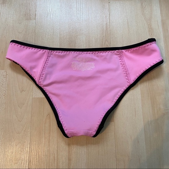 💥5/$25‎ Victoria’s Secret women’s blue and  pink bikini bottoms in size small - Picture 6 of 6